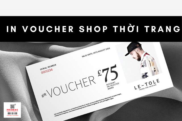 In voucher cho shop đồ áo