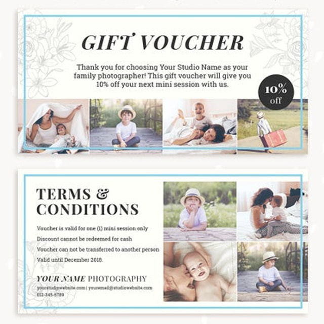 in voucher studio cưới