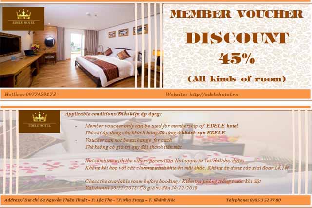 Voucher cho resort