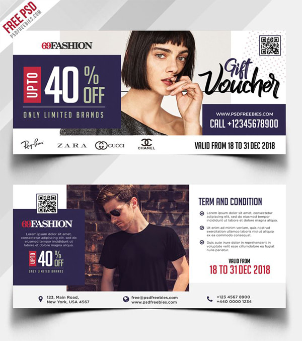 Voucher shop thời trang