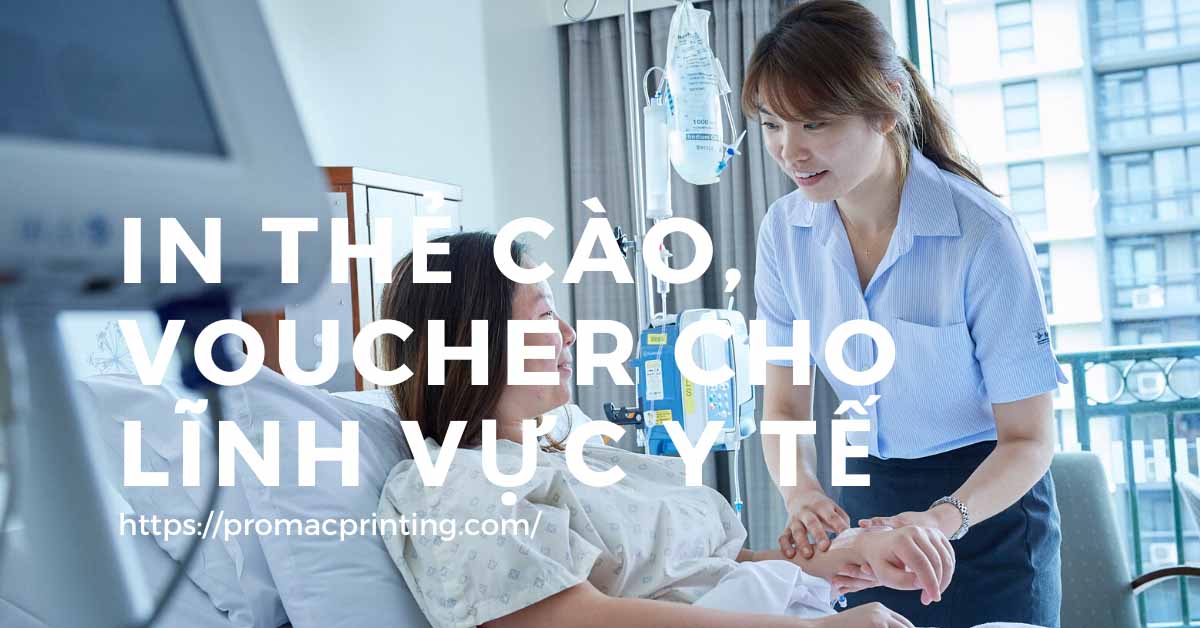 In thẻ cào voucher cho lĩnh vực y tế