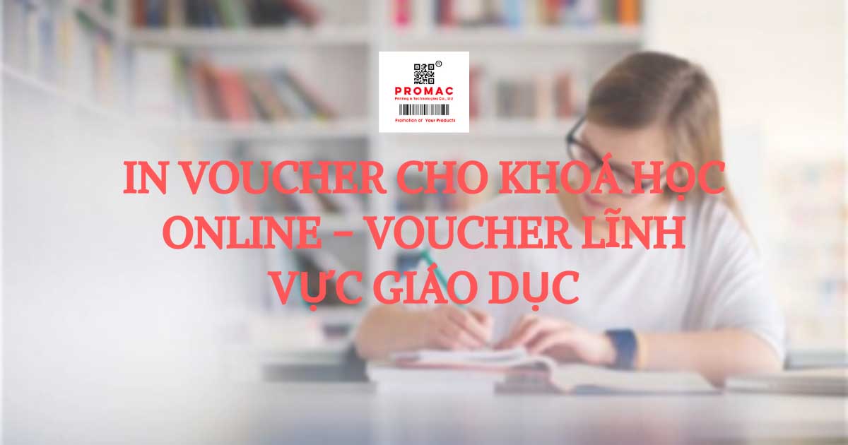 In voucher cho các trung tâm