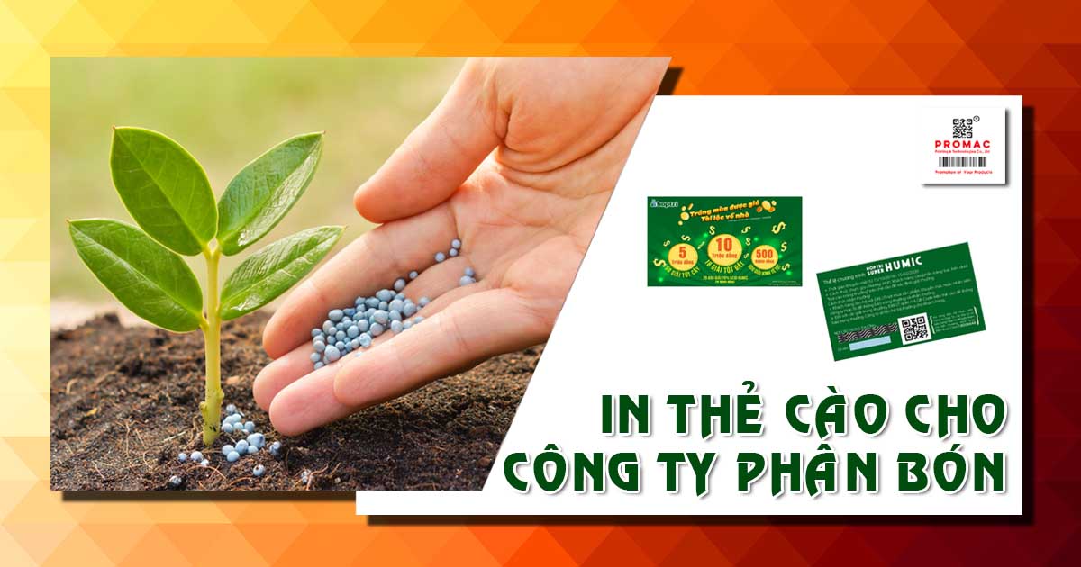 in thẻ cào cho công ty phân bón