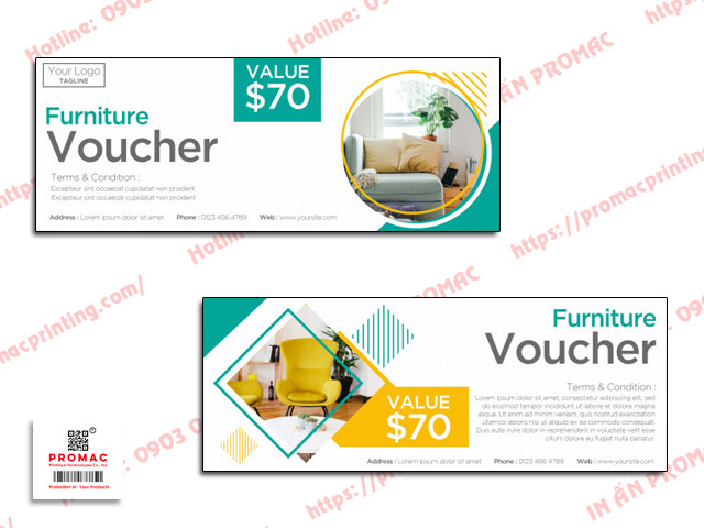in voucher cửa hàng nội thất