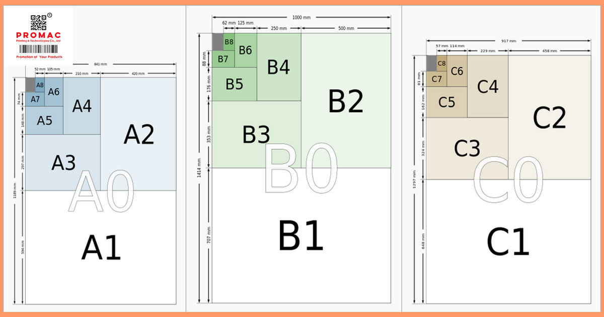 khổ giấy in offset