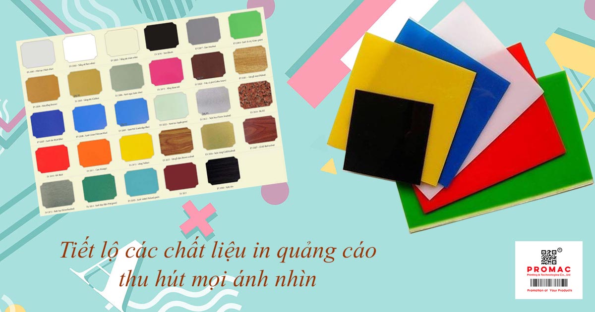 các chất liệu in quảng cáo