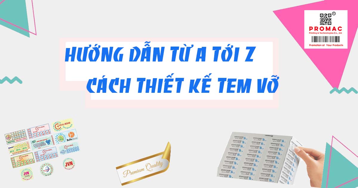 thiết kế tem vỡ