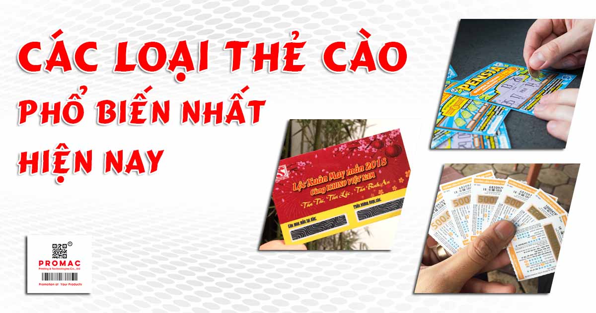 các loại thẻ cào