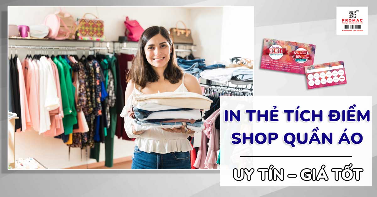 thẻ tích điểm shop quần áo