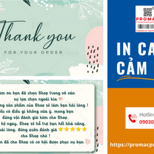 In Card Cảm Ơn Khách Hàng Tại TP.HCM